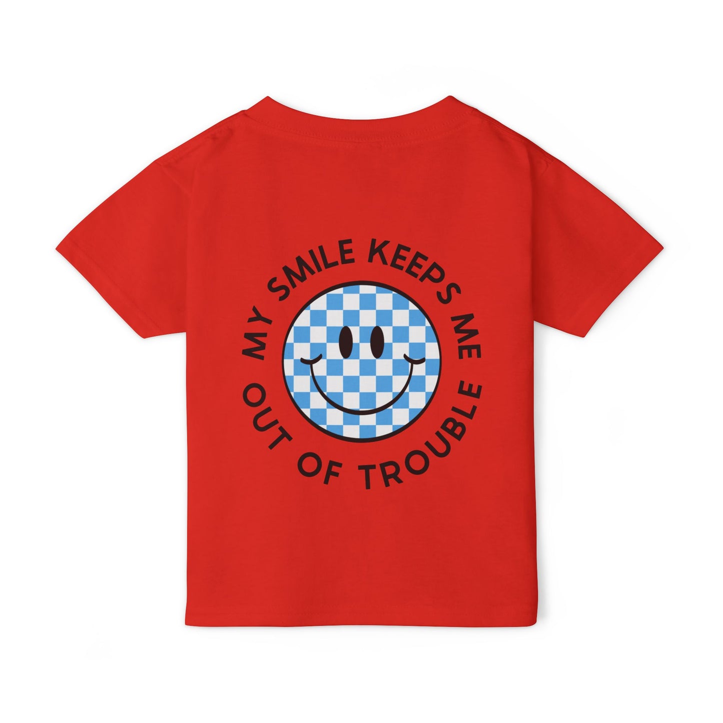 ππ MY SMILE KEEPS ME OUT OF TROUBLE β BLUE CHECKER EDITION ππ