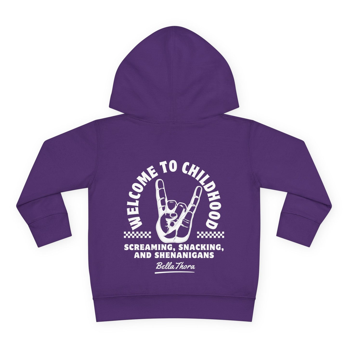👶 WELCOME TO CHILDHOOD Toddler Pullover Hoodie-Hang Loose!