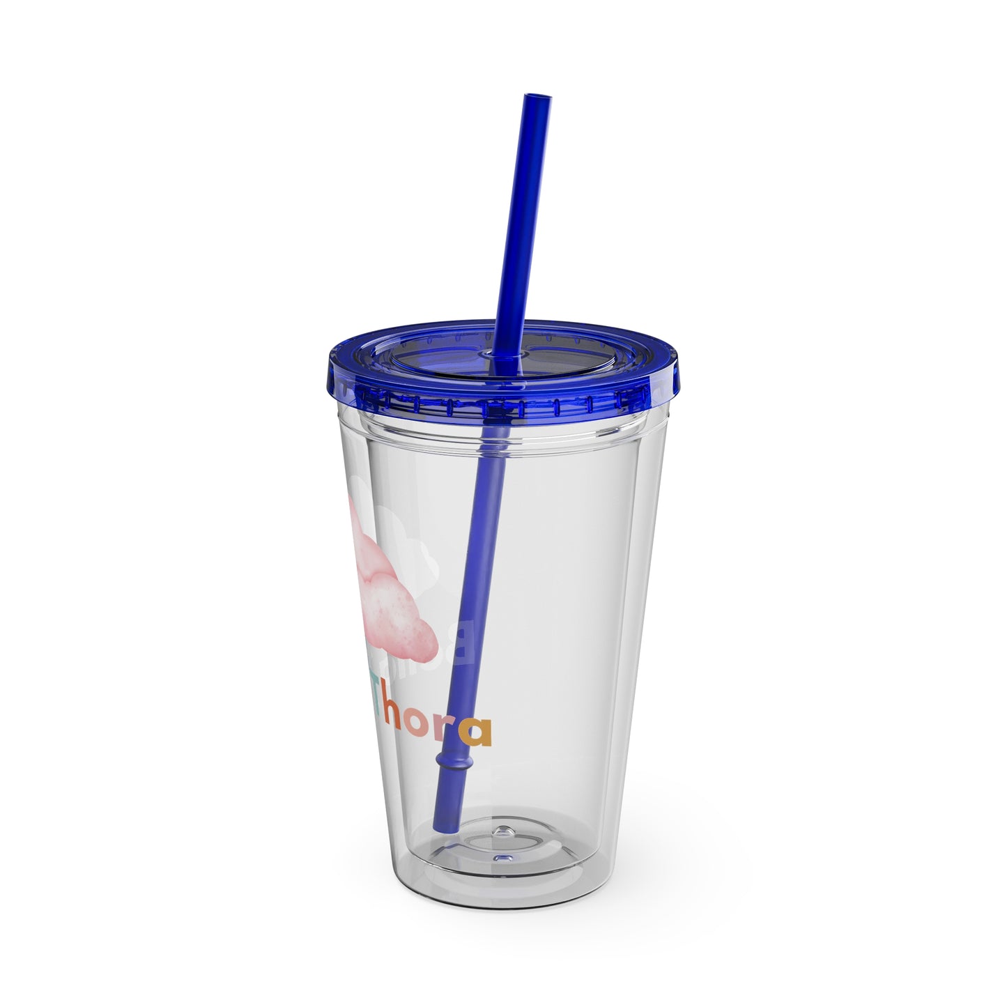 ☁️⚡ 16oz BELLA THORA LOGO TUMBLER – WHERE SWEET MEETS STRONG ⚡☁️