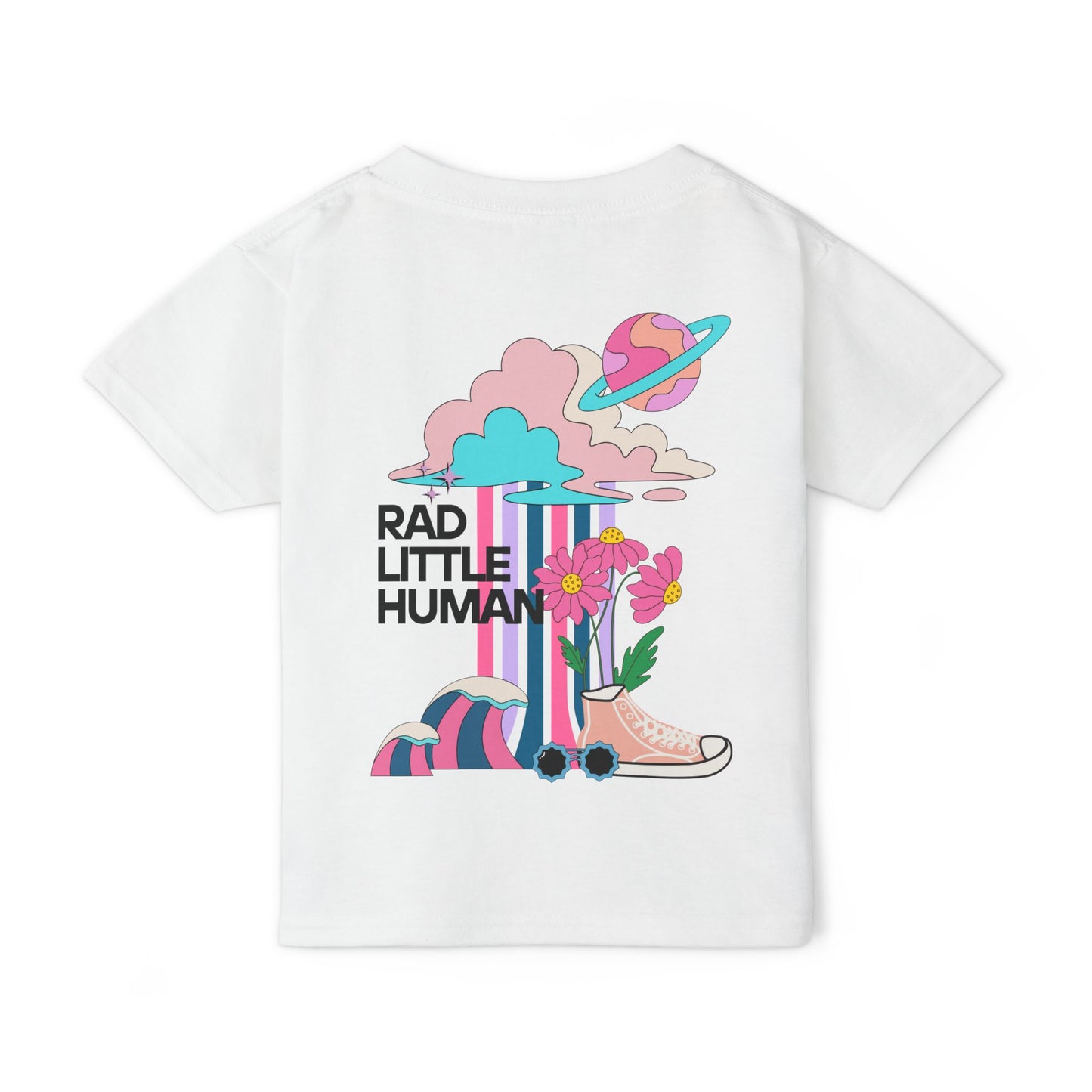 🌸✨ RAD LITTLE HUMAN – FOR THE FREE SPIRITED, WILD-HEARTED KIDDO! ✨🌸- Cute Toddler T-Shirt
