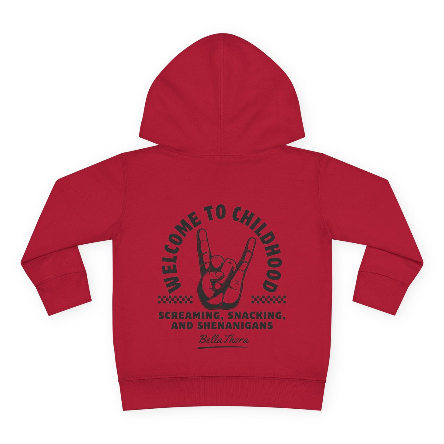 👶 WELCOME TO CHILDHOOD Toddler Pullover Hoodie-Hang Loose!