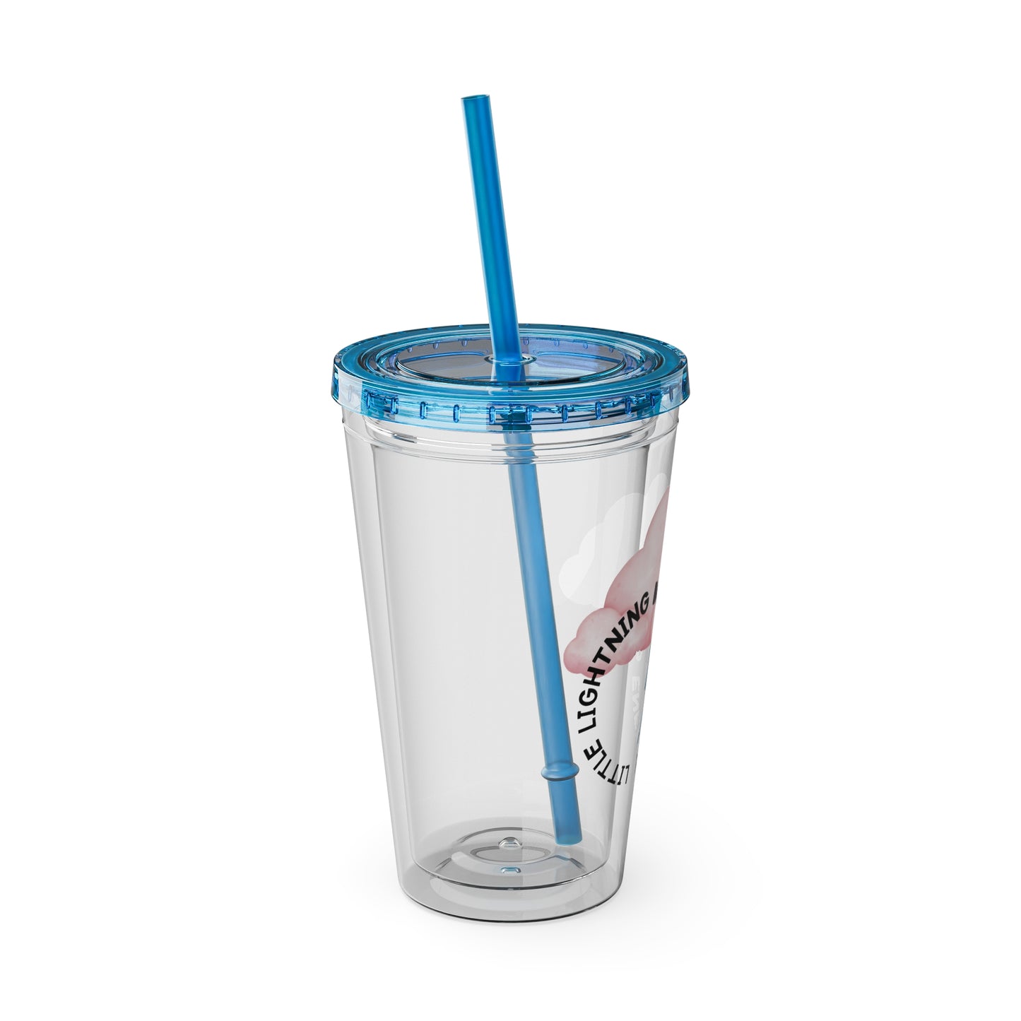 ⚡☁️ 16OZ LIGHTNING BOLT, BABY – TUMBLER WITH STRAW☁️⚡