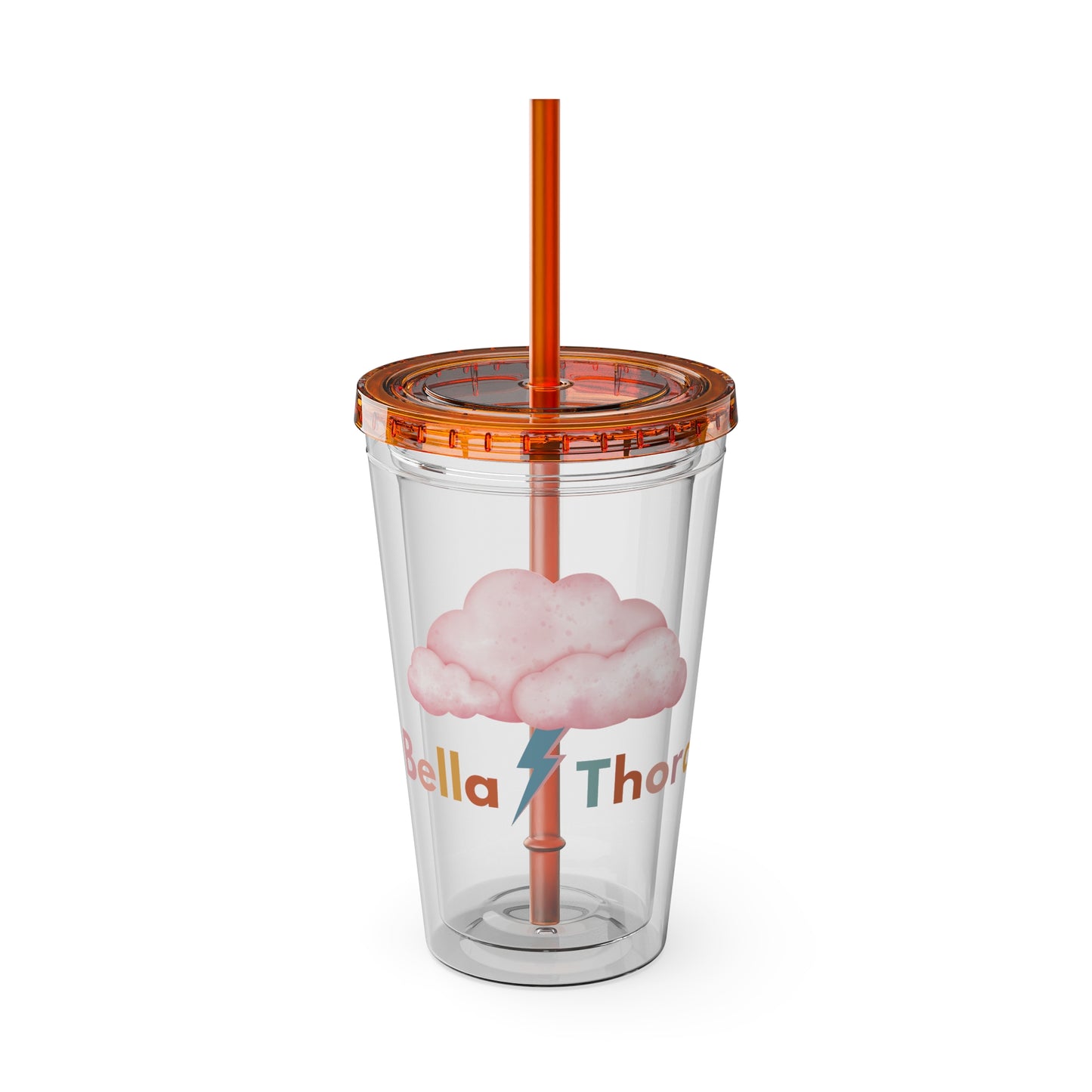 ☁️⚡ 16oz BELLA THORA LOGO TUMBLER – WHERE SWEET MEETS STRONG ⚡☁️