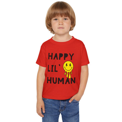 Happy Lil’ Human Toddler Tee – Pure Joy in Every Stitch! 😊⚡
