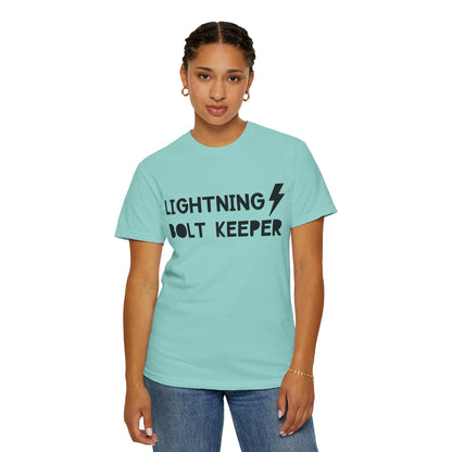 Lightning Bolt Keeper Parent Tee – Powered by Love & Caffeine! ⚡☕