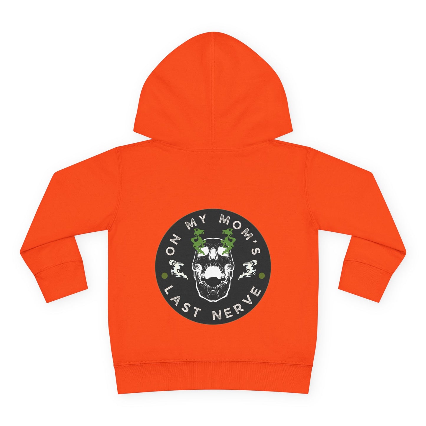 🧠💥 On My Mom’s Last Nerve Green Edition – Toddler Pullover Hoodie