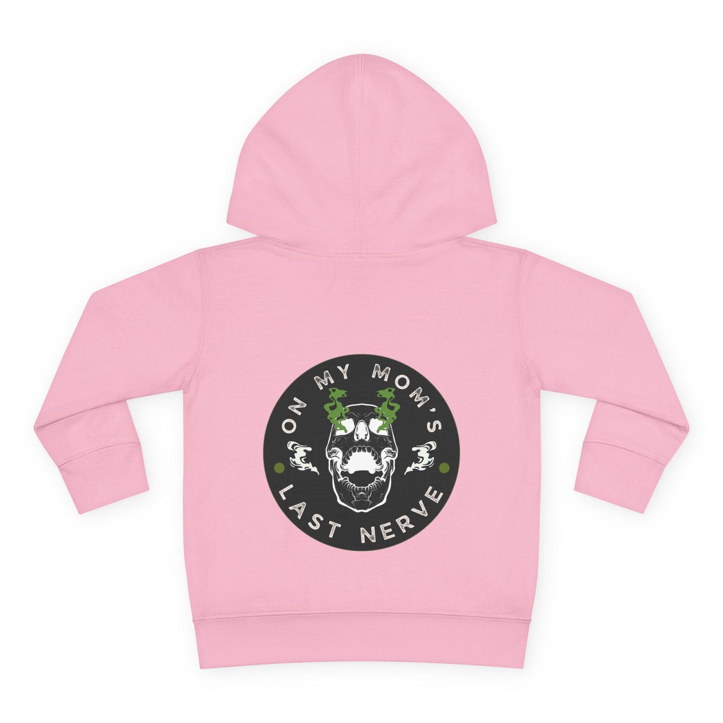 🧠💥 On My Mom’s Last Nerve Green Edition – Toddler Pullover Hoodie