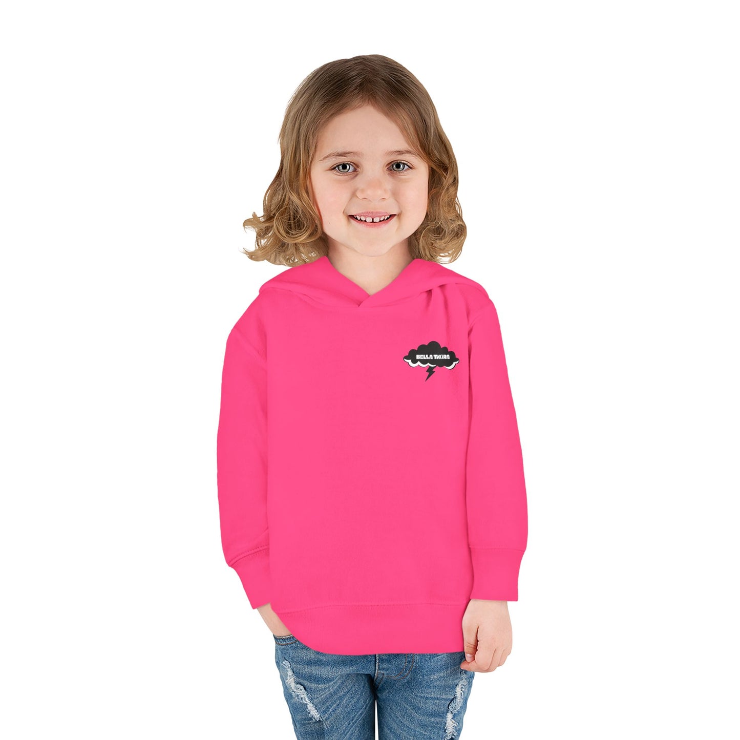 💖 On My Mom’s Last Nerve – Toddler Pullover Hoodie (Pink Flame Edition)