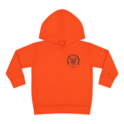 💀🤘 WELCOME TO CHILDHOOD Toddler Hoodie - Screaming 😱. Snacking 🍿. Shenanigans 🎉