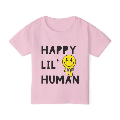 Happy Lil’ Human Toddler Tee – Pure Joy in Every Stitch! 😊⚡