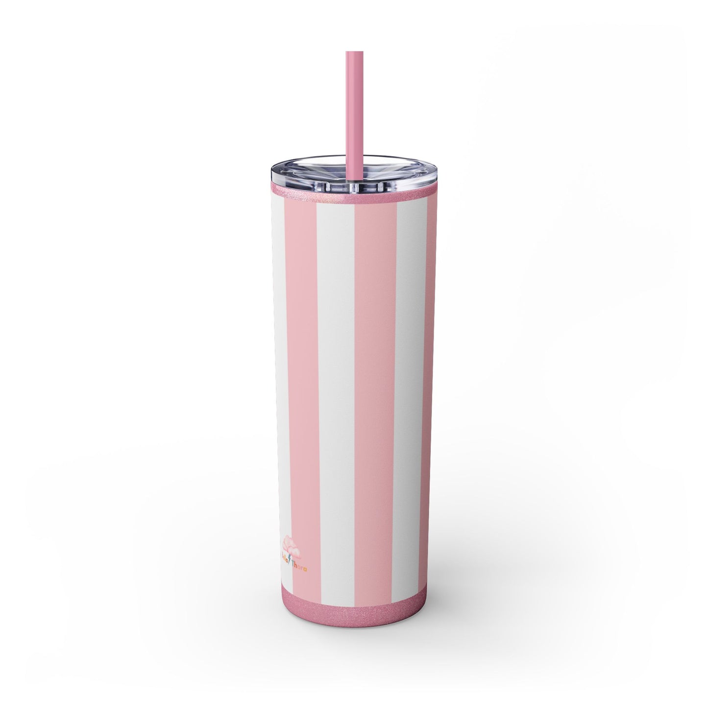 🍬 Cotton Candy Sips – Skinny Tumbler with Straw- 20Z