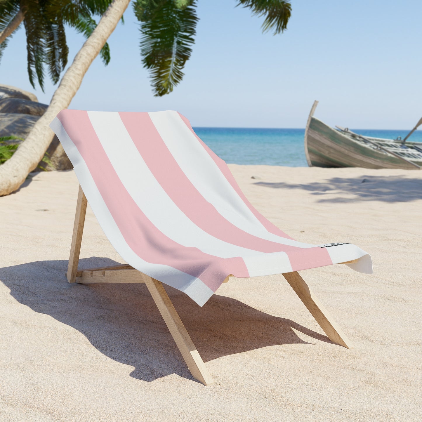 🍬 Cotton Candy Vibes – Beach Towel