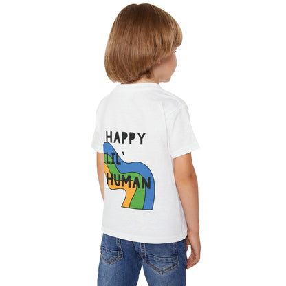 🌈✨ LIL’ HUMAN – A BLUE, GREEN, YELLOW TEE FOR THE FREE-SPIRITED KIDDO! ✨🌈