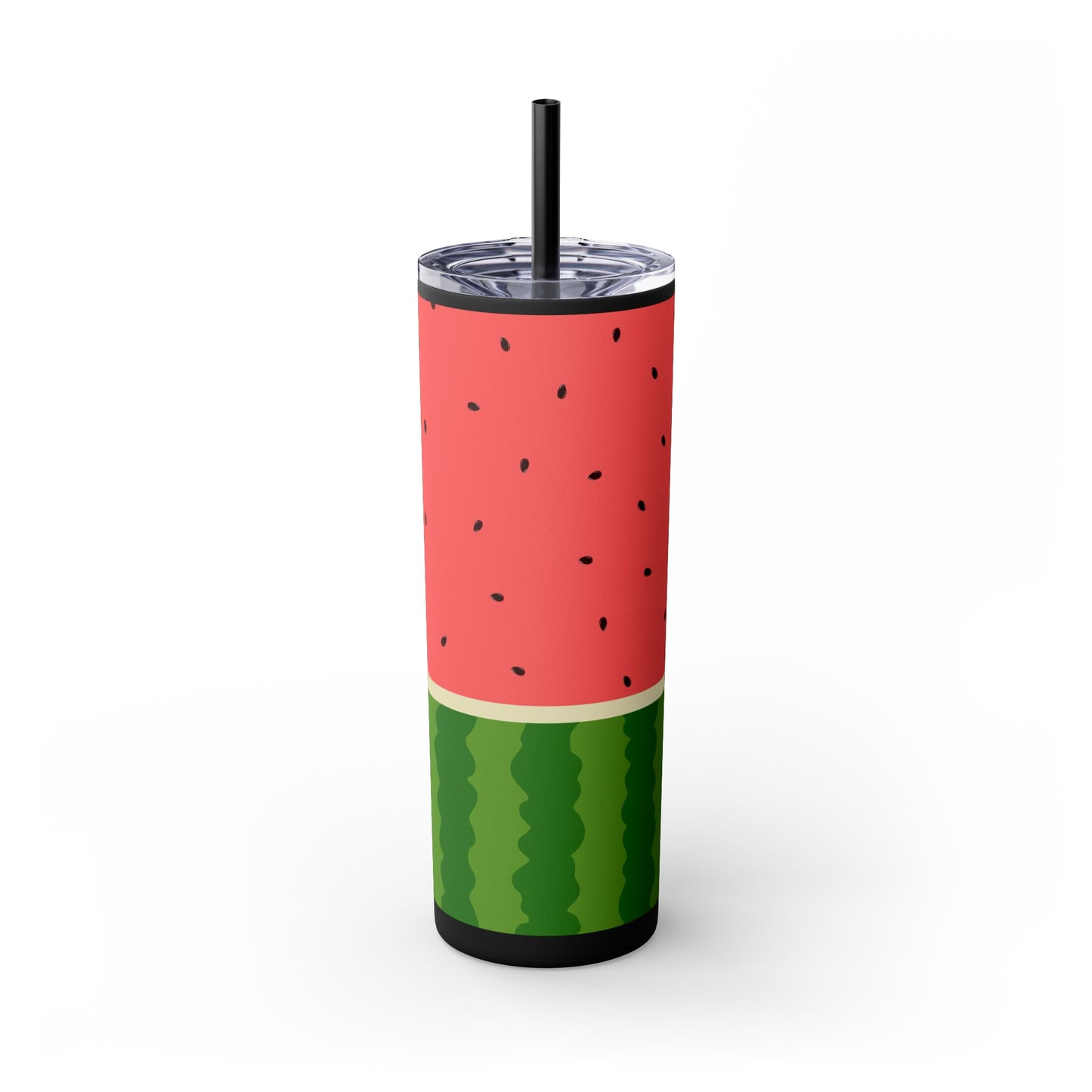 🍉 Sippin’ Sweet Summer – Watermelon Slice Skinny Tumbler 🍉 20oz