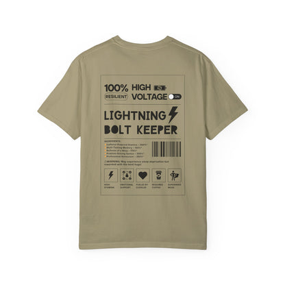 Lightning Bolt Keeper Parent Tee – Powered by Love & Caffeine! ⚡☕