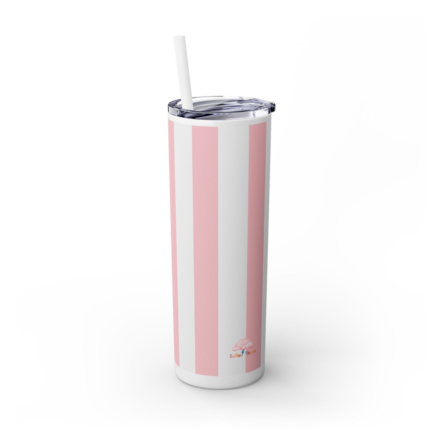 🍬 Cotton Candy Sips – Skinny Tumbler with Straw- 20Z