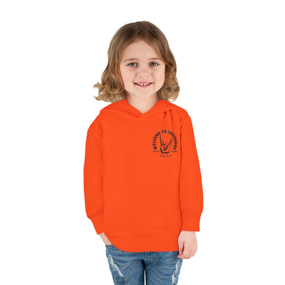 👶 WELCOME TO CHILDHOOD Toddler Pullover Hoodie-Hang Loose!