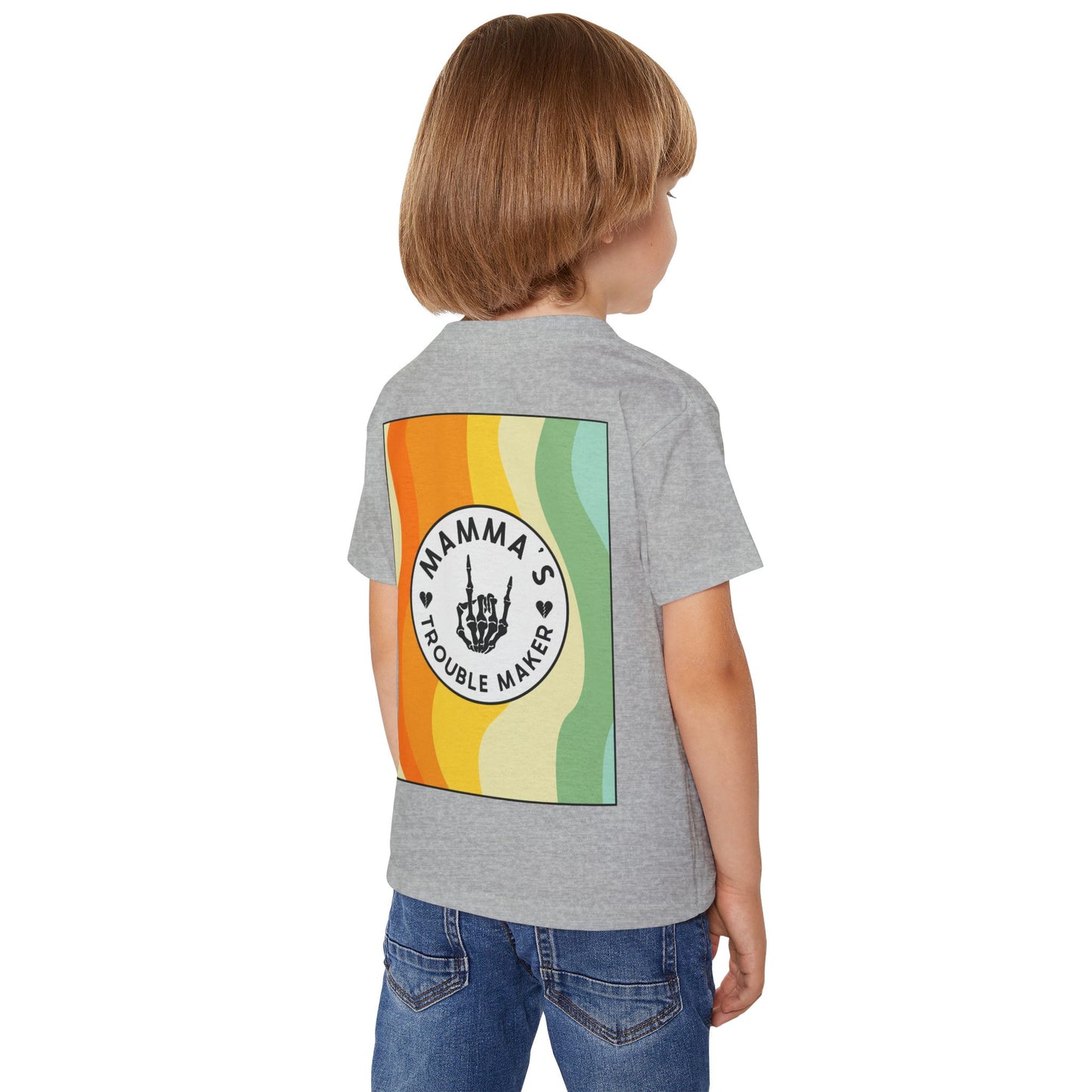 Mamma’s Trouble Maker Toddler Tee – A Little Wild, A Lot of Fun! 🌈🔥