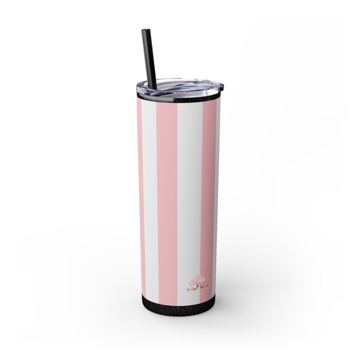 🍬 Cotton Candy Sips – Skinny Tumbler with Straw- 20Z