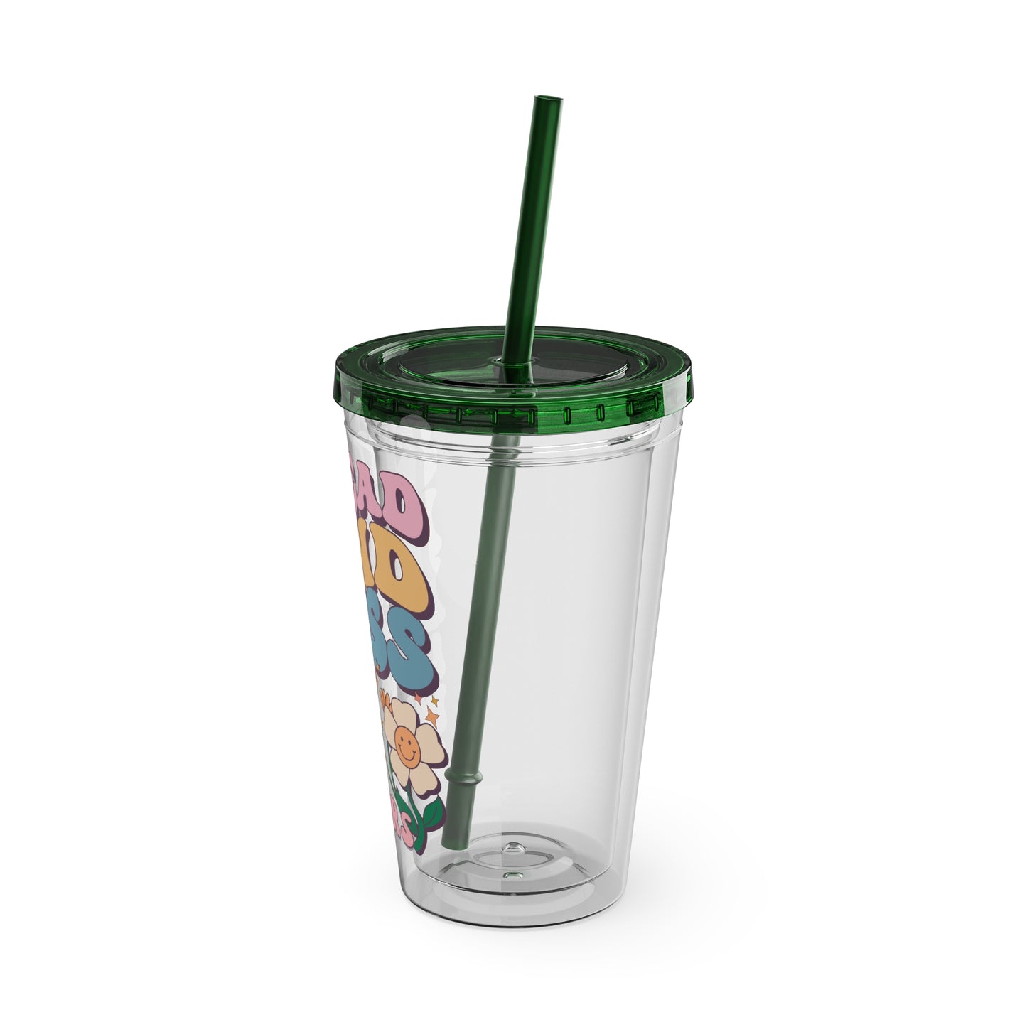 🌸✨ 16oz TUMBLER-SPREAD KINDNESS LIKE WILDFLOWERS – A CUP THAT BLOOMS WITH POSITIVITY! ✨🌸