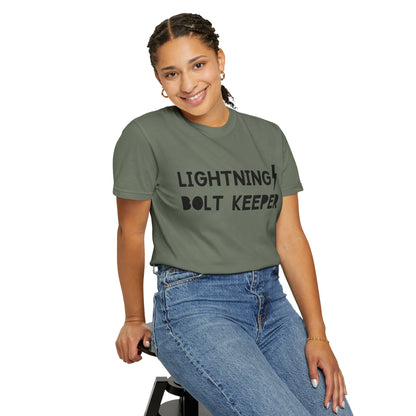Lightning Bolt Keeper Parent Tee – Powered by Love & Caffeine! ⚡☕