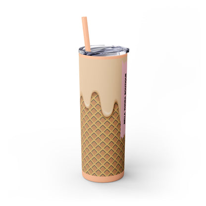 🍦Melt Happens – Ice Cream Cone Skinny Tumbler 🍦20oz