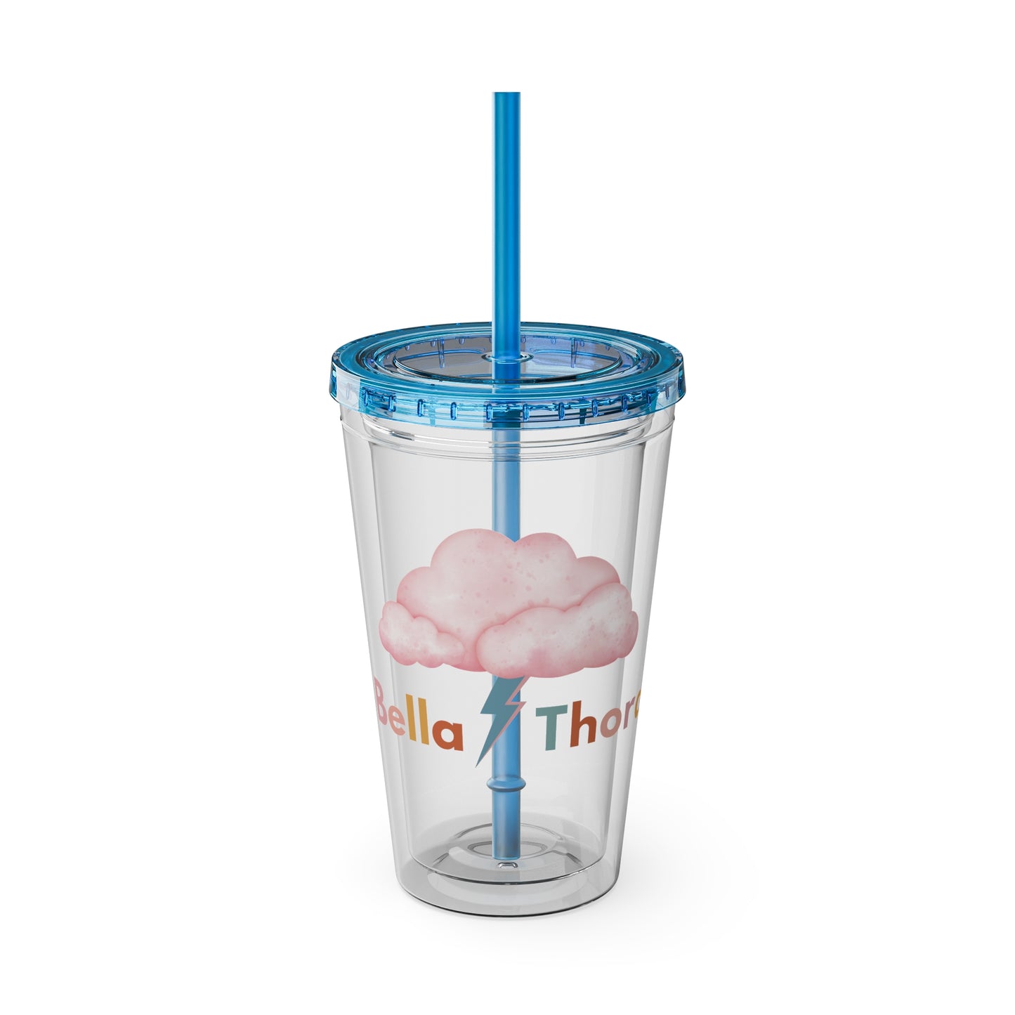 ☁️⚡ 16oz BELLA THORA LOGO TUMBLER – WHERE SWEET MEETS STRONG ⚡☁️