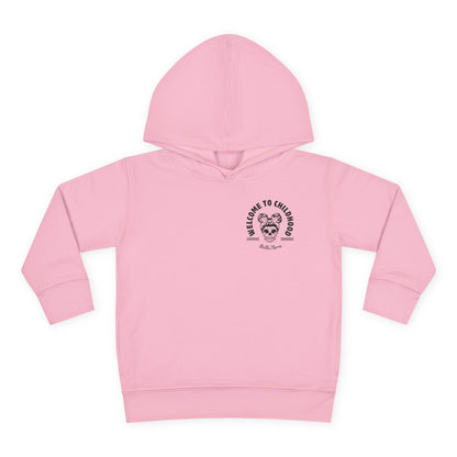 💀🤘 WELCOME TO CHILDHOOD Toddler Hoodie - Screaming 😱. Snacking 🍿. Shenanigans 🎉