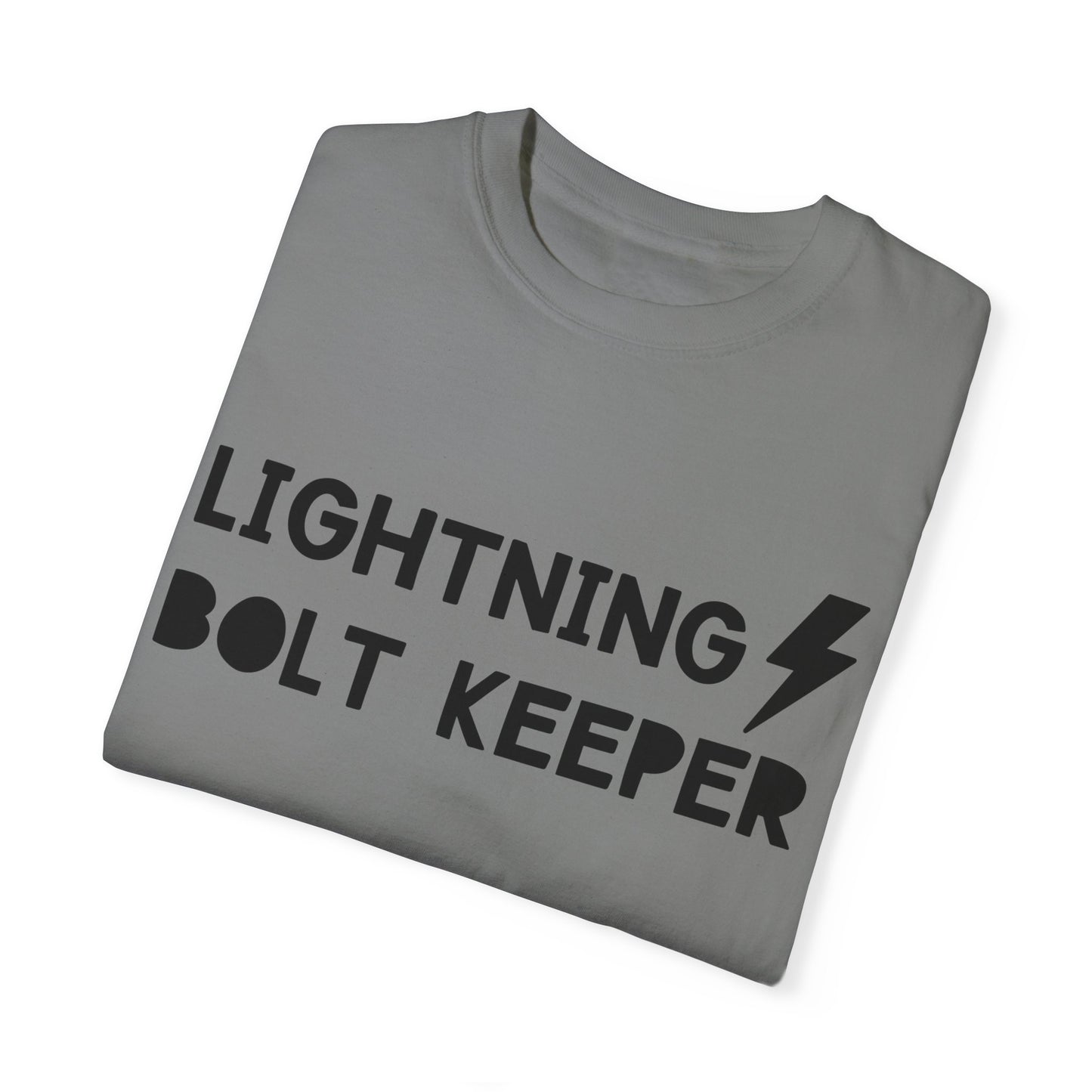 Lightning Bolt Keeper Parent Tee – Powered by Love & Caffeine! ⚡☕