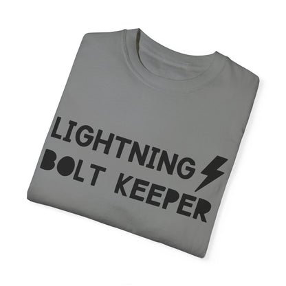 Lightning Bolt Keeper Parent Tee – Powered by Love & Caffeine! ⚡☕
