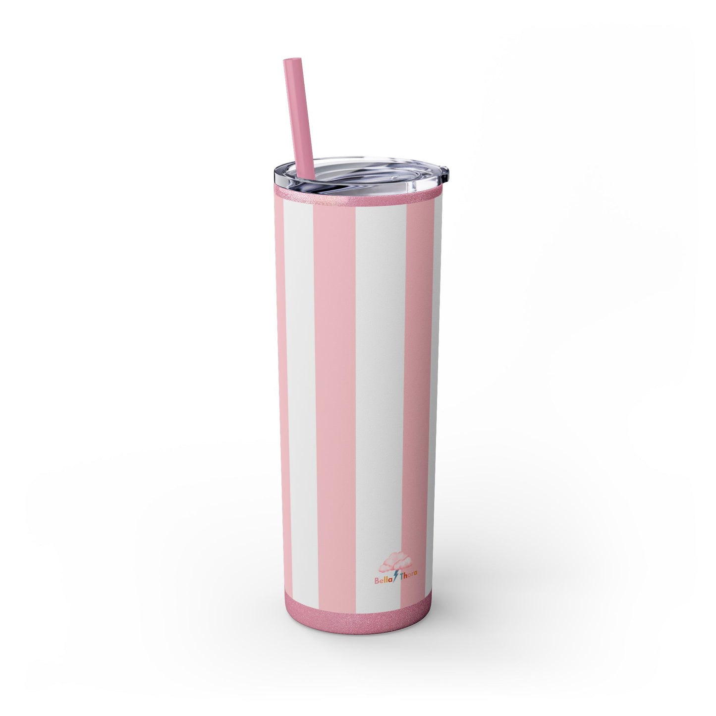 🍬 Cotton Candy Sips – Skinny Tumbler with Straw- 20Z