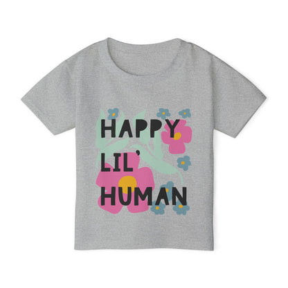 Happy Lil’ Human Toddler Tee – Spreading Smiles & Sunshine! ☀️🌸
