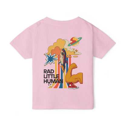 🚀🔥 RAD LITTLE HUMAN – FOR THE KIDS WHO RULE THE UNIVERSE! 🔥🚀- Cute Toddler T-Shirt -