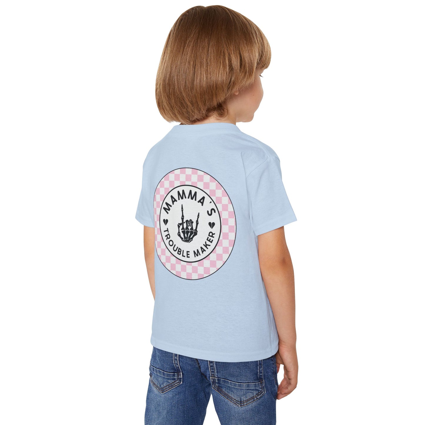 Mamma’s Trouble Maker Toddler Tee – Sweet but Sassy 🍒💀