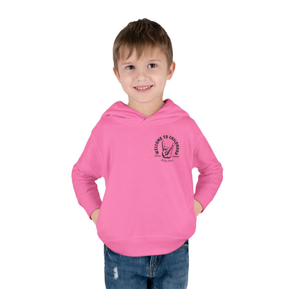 👶 WELCOME TO CHILDHOOD Toddler Pullover Hoodie-Hang Loose!