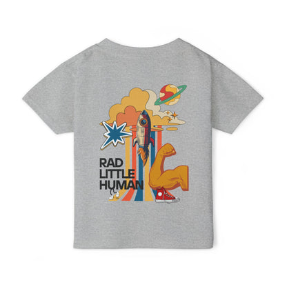 🚀🔥 RAD LITTLE HUMAN – FOR THE KIDS WHO RULE THE UNIVERSE! 🔥🚀- Cute Toddler T-Shirt -
