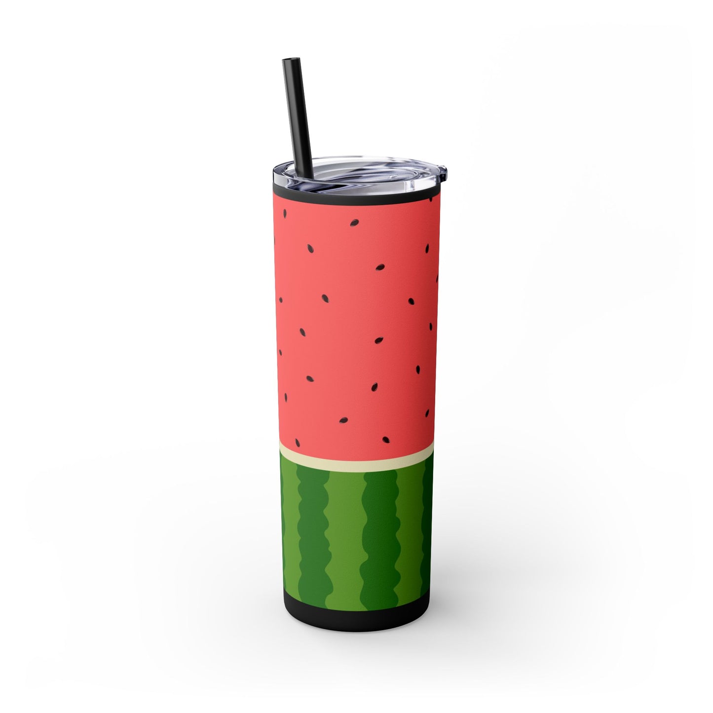 🍉 Sippin’ Sweet Summer – Watermelon Slice Skinny Tumbler 🍉 20oz