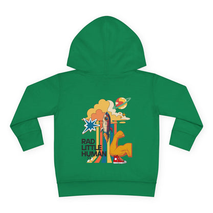 🚀 RAD LITTLE HUMAN Hoodie 🚀Cute Toddler Pullover Fleece Hoodie