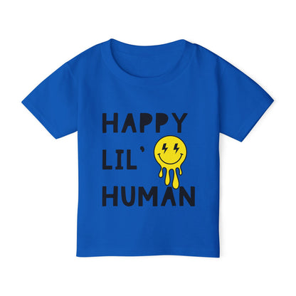 Happy Lil’ Human Toddler Tee – Pure Joy in Every Stitch! 😊⚡