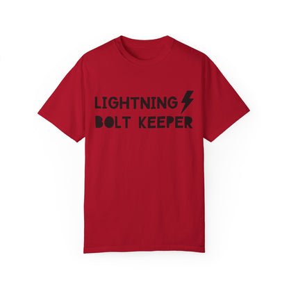 Lightning Bolt Keeper Parent Tee – Powered by Love & Caffeine! ⚡☕