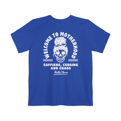 💀 Welcome to Motherhood Pocket Tee 💀 Unisex Pocket T-shirt