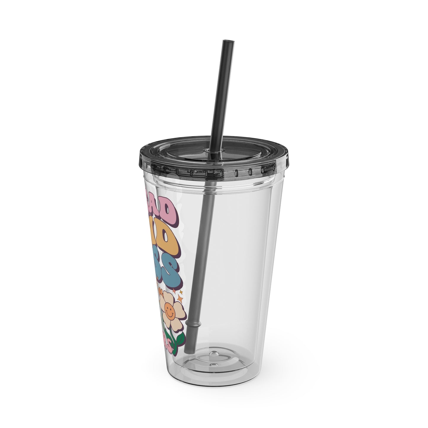 🌸✨ 16oz TUMBLER-SPREAD KINDNESS LIKE WILDFLOWERS – A CUP THAT BLOOMS WITH POSITIVITY! ✨🌸