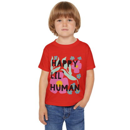 Happy Lil’ Human Toddler Tee – Spreading Smiles & Sunshine! ☀️🌸