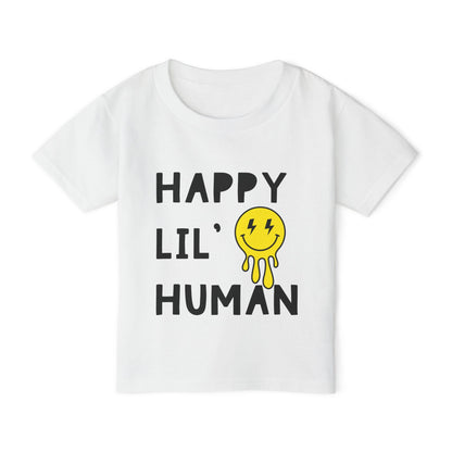 Happy Lil’ Human Toddler Tee – Pure Joy in Every Stitch! 😊⚡