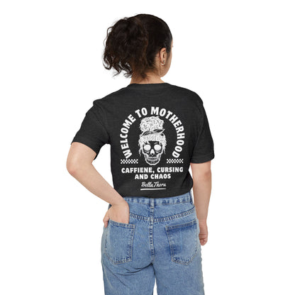 💀 Welcome to Motherhood Pocket Tee 💀 Unisex Pocket T-shirt