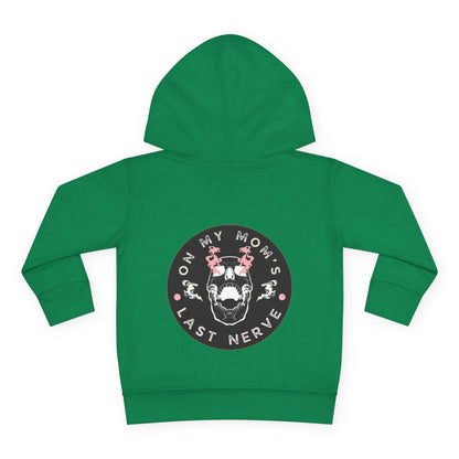 🔥 ON MY MOM'S LAST NERVE Hoodie 🔥Cute Toddler Pullover Fleece Hoodie - Pink Edition