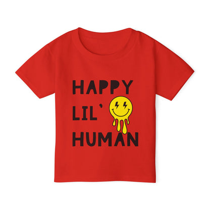 Happy Lil’ Human Toddler Tee – Pure Joy in Every Stitch! 😊⚡