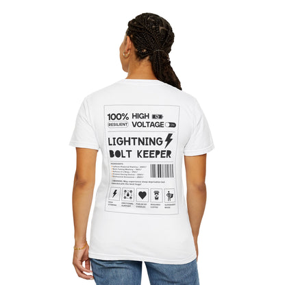 Lightning Bolt Keeper Parent Tee – Powered by Love & Caffeine! ⚡☕