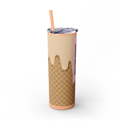 🍦Melt Happens – Ice Cream Cone Skinny Tumbler 🍦20oz