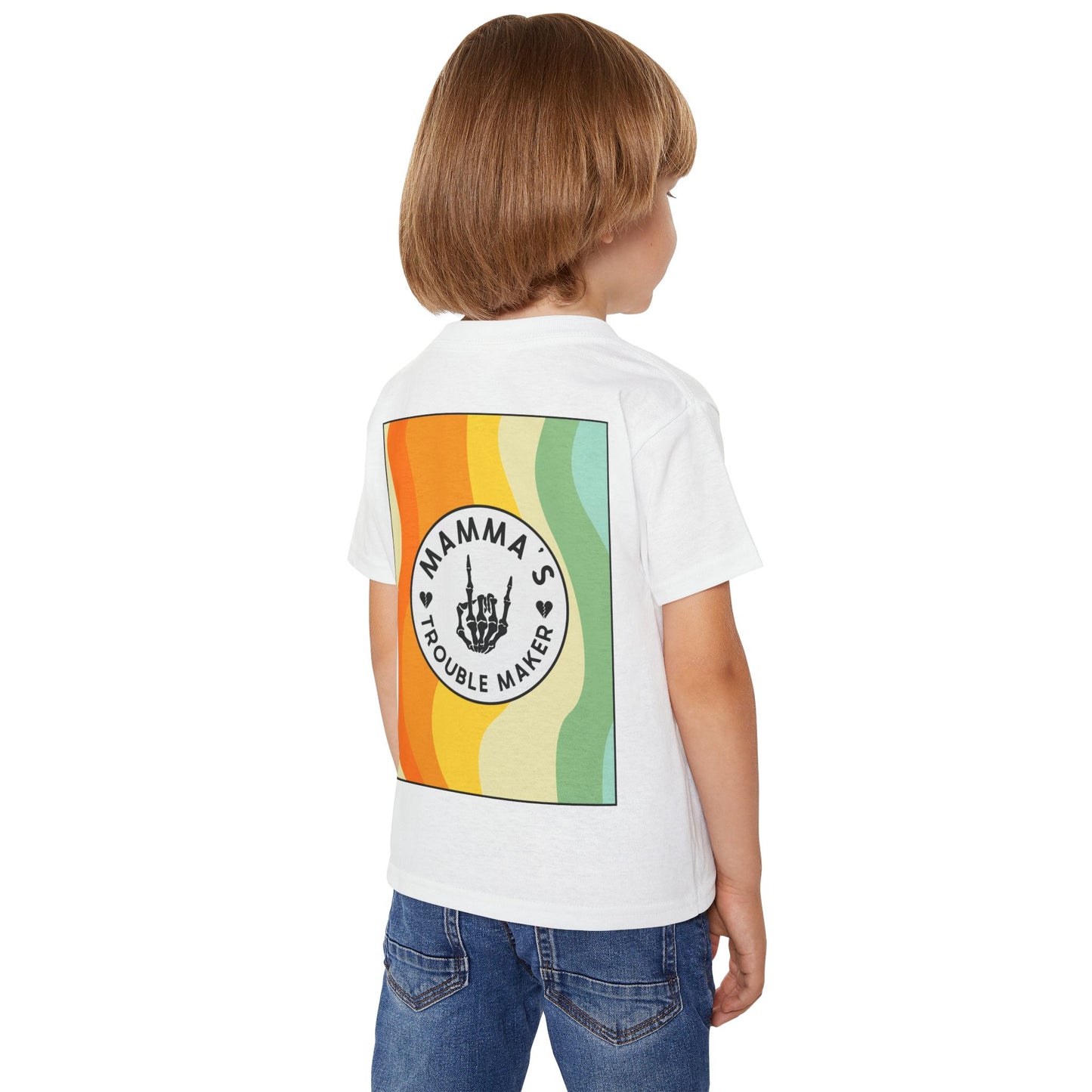 Mamma’s Trouble Maker Toddler Tee – A Little Wild, A Lot of Fun! 🌈🔥